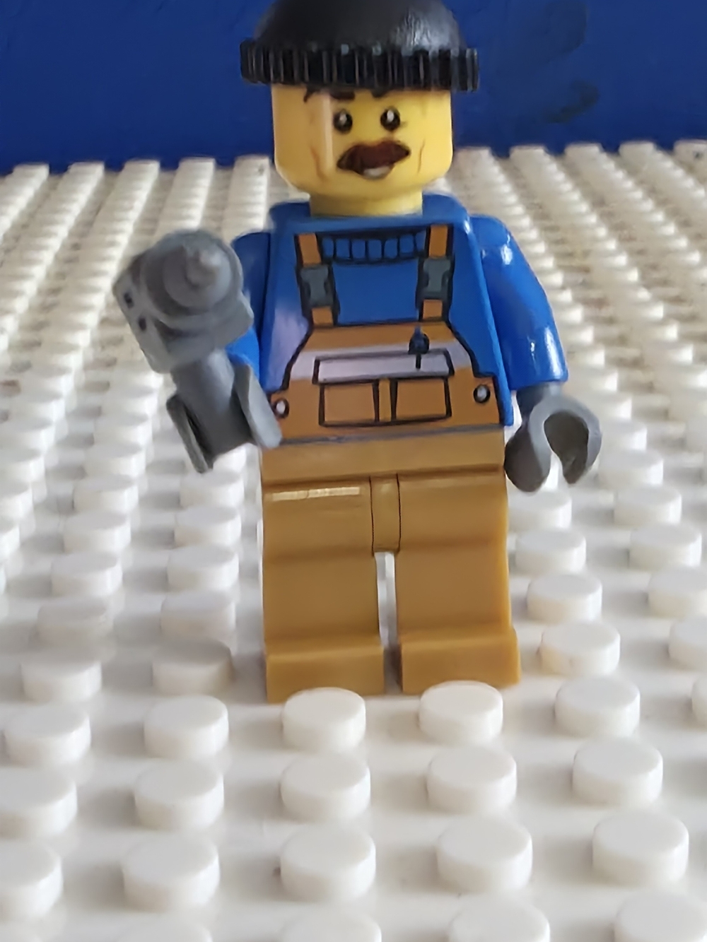 Lego City Overalls Handyman Minifigure